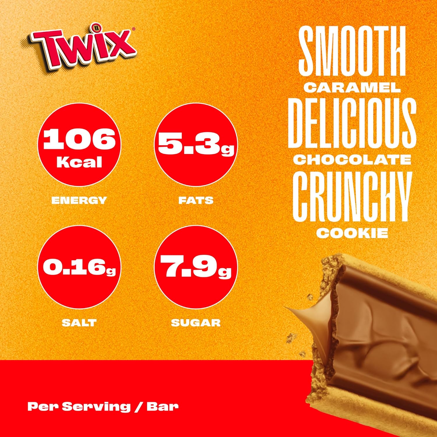 Twix Top Chocolate Bar 21g – Chocolate Snack Saudi Made in Pakistan By Baqala