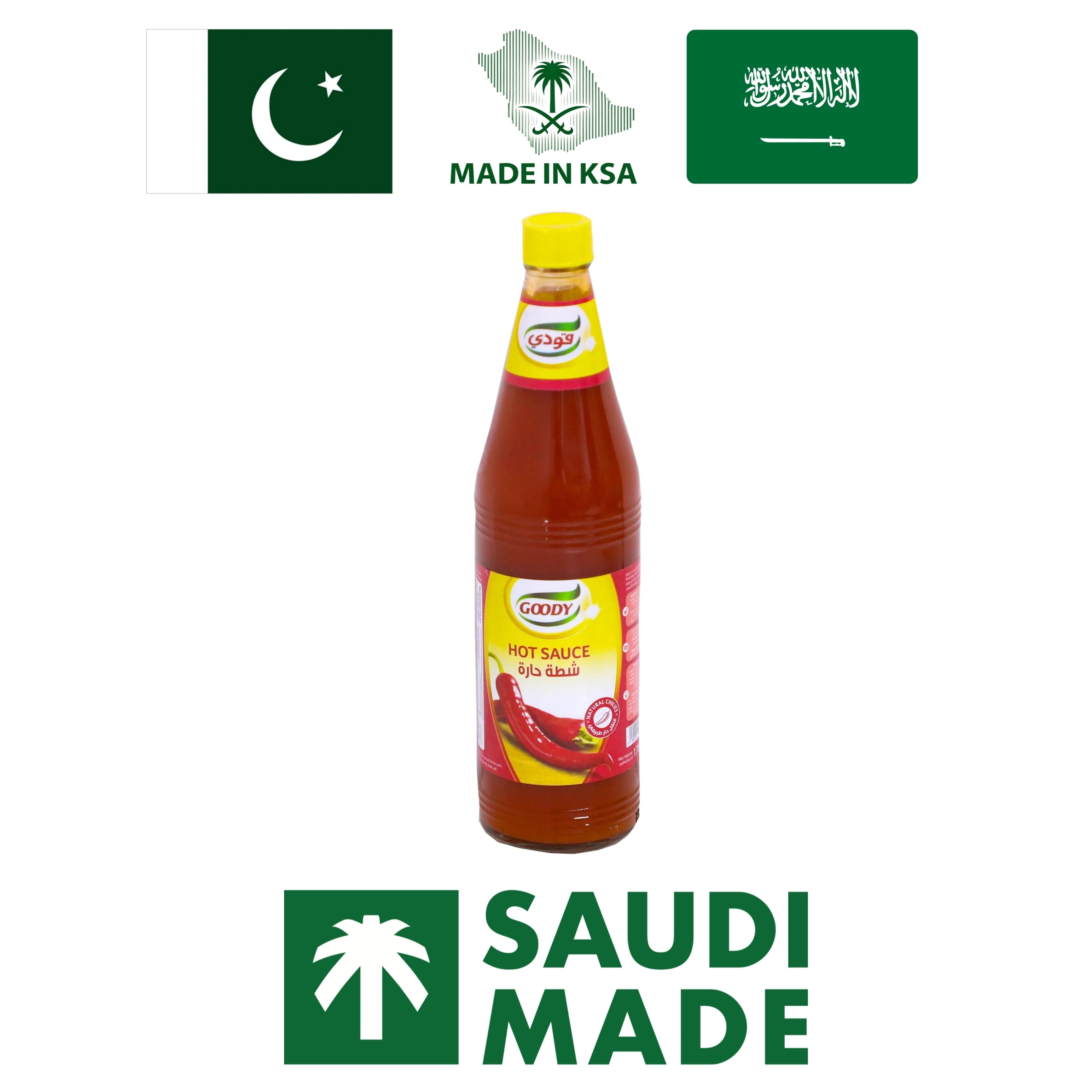 Goody Hot Sauce 176ml – Saudi Made Sauce Pakistan KSA Taste & Memories By Baqala